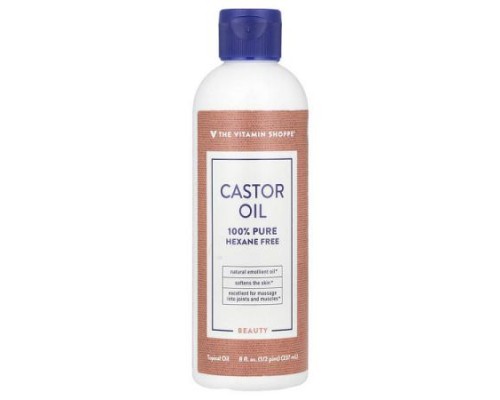 The Vitamin Shoppe, Castor Oil, 8 fl oz (237 ml)