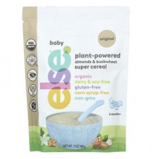 Else, Baby, Plant-Powered Almonds & Buckwheat Super Cereal, 6 Months+, Original, 7 oz (198 g)