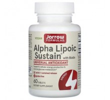 Jarrow Formulas, Alpha Lipoic Sustain with Biotin, 60 Tablets