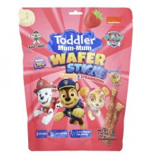 Hot Kid, Toddler Mum-Mum®, Wafer Sticks, Paw Patrol™, 18+ Months, Banana & Strawberry, 14 Sticks, 2.47 oz (70 g)