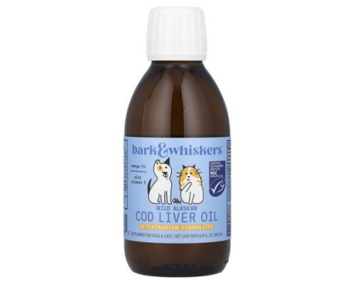 Dr. Mercola, Wild Alaskan Cod Liver Oil, For Dogs & Cats, 6.8 fl oz (200 ml) Dr. Mercola, Wild Alaskan Cod Liver Oil, For Dogs & Cats, 6.8 fl oz (200 ml)