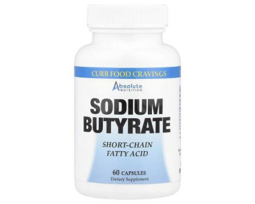 Absolute Nutrition, Sodium Butyrate, 60 Capsules Absolute Nutrition, Sodium Butyrate, 60 Capsules
