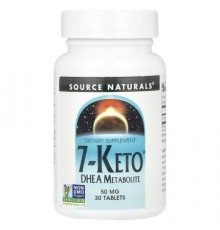 Source Naturals, 7-Keto®, DHEA Metabolite, 50 mg , 30 Tablets