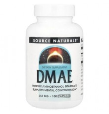 Source Naturals, DMAE , 351 mg, 100 Capsules