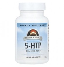 Source Naturals, Serene Science®, 5-HTP, 100 mg, 60 Capsules