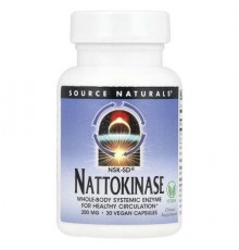 Source Naturals, NSK-SD®, Nattokinase, 200 mg, 30 Vegan Capsules