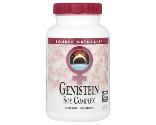 Source Naturals, Genistein Soy Complex, 60 Tablets Source Naturals, Genistein Soy Complex, 60 Tablets