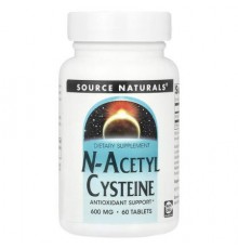 Source Naturals, N-Acetyl Cysteine, 600 mg, 60 Tablets