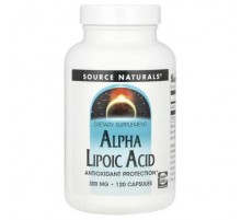 Source Naturals, Alpha Lipoic Acid , 300 mg, 120 Capsules
