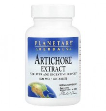 Planetary Herbals, Artichoke Extract, 60 Tablets