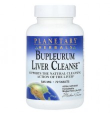Planetary Herbals, Bupleurum Liver Cleanse™, 72 Tablets