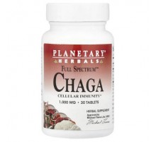 Planetary Herbals, Full Spectrum™ Chaga, 30 Tablets