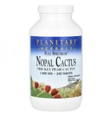 Planetary Herbals, Full Spectrum™ Nopal Cactus, 240 Tablets