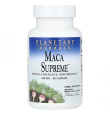 Planetary Herbals, Maca Supreme™, 600 mg , 50 Capsules