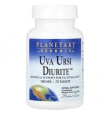 Planetary Herbals, Uva Ursi Diurite™, 72 Tablets