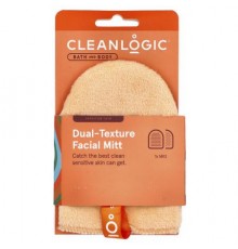 CleanLogic, Bath and Body, Dual-Texture Facial Mitt, 1 Count