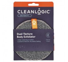 CleanLogic, Detoxify, Dual-Texture Body Exfoliator, 1 Count