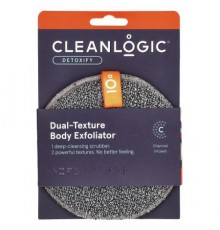 CleanLogic, Detoxify, Dual-Texture Body Exfoliator, 1 Count