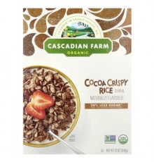 Cascadian Farm, Organic Cocoa Crispy Rice Cereal, 12 oz (340 g) (Discontinued Item)