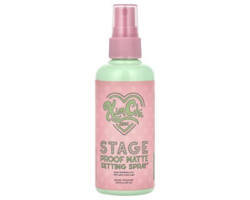 KimChi Chic Beauty, Stage Proof Matte Setting Spray®, 01 Matte Finish, 3.55 fl oz (105 ml) KimChi Chic Beauty, Stage Proof Matte Setting Spray®, 01 Matte Finish, 3.55 fl oz (105 ml)