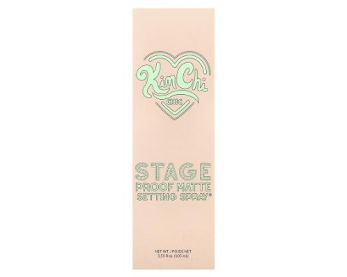KimChi Chic Beauty, Stage Proof Matte Setting Spray®, 01 Matte Finish, 3.55 fl oz (105 ml) KimChi Chic Beauty, Stage Proof Matte Setting Spray®, 01 Matte Finish, 3.55 fl oz (105 ml)