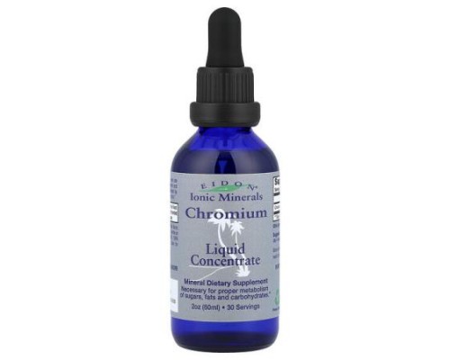 Eidon Ionic Minerals, Chromium, Liquid Concentrate, 2 oz (60 ml) Eidon Ionic Minerals, Chromium, Liquid Concentrate, 2 oz (60 ml)