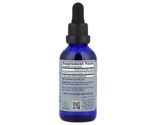 Eidon Ionic Minerals, Chromium, Liquid Concentrate, 2 oz (60 ml) Eidon Ionic Minerals, Chromium, Liquid Concentrate, 2 oz (60 ml)