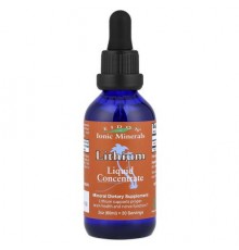 Eidon Ionic Minerals, Lithium, Liquid Concentrate, 2 oz (60 ml)