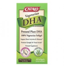 CATALO, Vegetarian DHA Formula, 60 Softgels