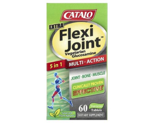 CATALO, Extra Flexi Joint™ Vegetarian Glucosamine, 60 Vegetarian Tablets