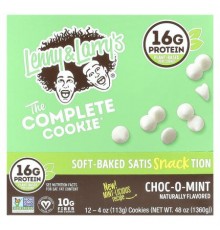 Lenny & Larry's, The Complete Cookie®, Choc-O-Mint, 12 Cookies, 4 oz (113 g) Each