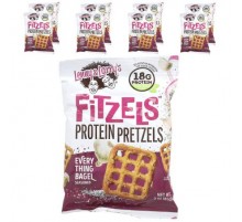 Lenny & Larry's, Fitzels™, Protein Pretzels, Everything Bagel , 8 Packs, 3 oz (85 g) Each