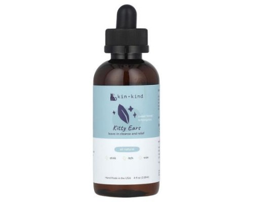 Kin+Kind, Kitty Ears, Leave-In Cleanse and Relief, Sweet Fennel Lemongrass, 4 fl oz (118 ml) Kin+Kind, Kitty Ears, Leave-In Cleanse and Relief, Sweet Fennel Lemongrass, 4 fl oz (118 ml)