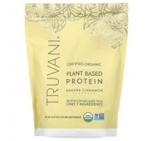 Truvani, Plant Based Protein, Banana Cinnamon, 1.39 lbs (629 g)
