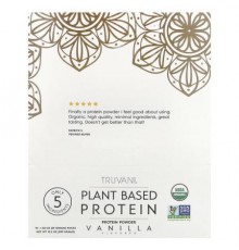 Truvani, Plant Based Protein, Vanilla, 10 Packs, 1.02 oz (29 g) Each