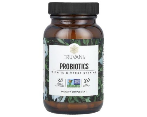 Truvani, Probiotics, 30 Veggies Capsules