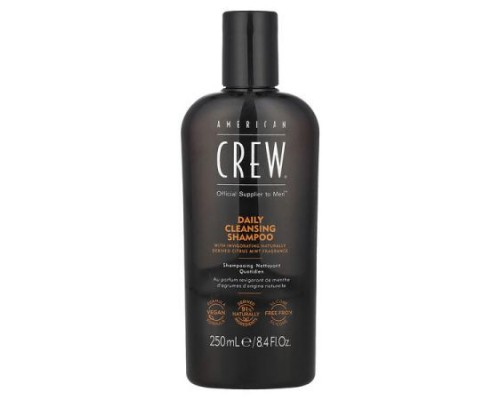 American Crew, Daily Cleansing Shampoo, Citrus Mint, 8.4 fl oz (250 ml) American Crew, Daily Cleansing Shampoo, Citrus Mint, 8.4 fl oz (250 ml)