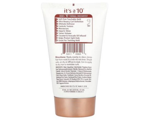 It's a 10, Coily, Miracle Curl Cream , 4 fl oz (118 ml) It's a 10, Coily, Miracle Curl Cream , 4 fl oz (118 ml)
