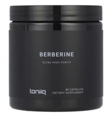 Toniiq, Berberine, 90 Capsules (500 mg per Capsule)