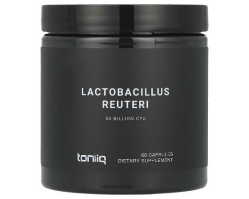 Toniiq, Lactobacillus Reuteri, 50 Billion CFU, 60 Capsules