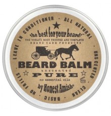 Honest Amish, Pure Beard Balm, Unscented, 2 oz (60 ml)
