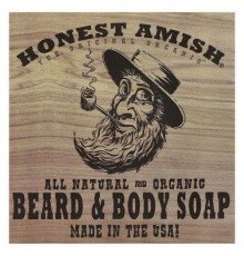 Honest Amish, Original Beard & Body Bar Soap, 1 Bar