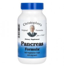 Christopher's Original Formulas, Pancreas Formula, 100 Vegetarian Caps