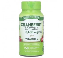 Nature's Truth, Cranberry Softgels Plus Vitamin C, 150 Quick Release Softgels
