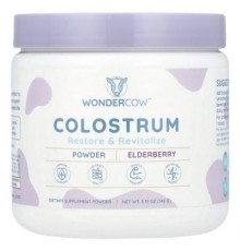 Wondercow, Colostrum Powder, Elderberry, 5.15 o (146 g)