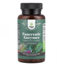 Nature's Craft, Pancreatic Enzymes, 60 Capsules (325 mg per Capsule)