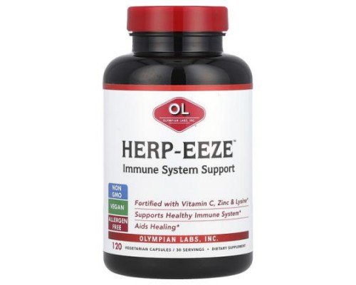 Olympian Labs, Herp-Eeze™, 120 Vegetarian Capsules