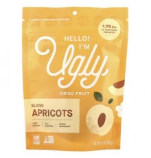 Hello! I'm Ugly, Dried Fruit, Sliced Apricots, 3 oz (85 g)