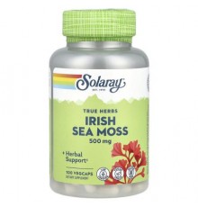 Solaray, True Herbs, Irish Sea Moss, 500 mg, 100 VegCaps