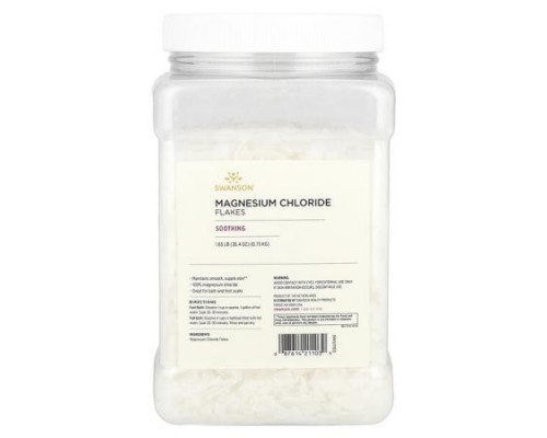 Swanson, Magnesium Chloride Flakes, 26.4 oz (0.75 kg) Swanson, Magnesium Chloride Flakes, 26.4 oz (0.75 kg)